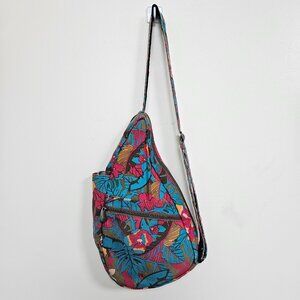 Ameribag Healthy Back Bag Limited Edition Tropical Luau Print Sling Medium Bag